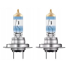 Halogenlampa H7, 2 st, +220% Upp Till +150m, +20% Vitare Ljus, 12V, 55W, Osram Night Breaker Laser