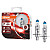 Halogenlampa H1 12V 55W +150% Ljus +150m +20% Vitare, Osram Night Breaker Laser