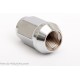 Wheel nuts M14 x 1,5 35 mm 60°, steel, silver chrome (1 wheel nut)