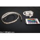 Flexible LED stripe, RGB colors, with control unit and IR remote, 60 cm, 18 LEDs