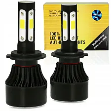 LED-lampa H7 S4 360° COB 80W 16000 LM, 6000K, Halv / Helljus, CANBUS, 2 Lampor