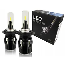 LED Bulb, H7 Slim 6500K CSP 60W 8400 LM 12V/24V CANBUS CE, Interlook