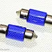 Mtec festoon C5W bulb kit, 10W blue white Xenon look