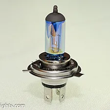 Halogen Bulbs, H4, Racing, Cosmos Blue White, 4750K, 100/90W, Mtec