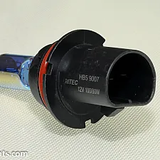 Halogen Bulbs, 9007, Cosmos Blue White, 4750K, 100/80W, Mtec