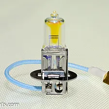 Halogen Bulbs, H3 100W 3300K Golden Style, Mtec