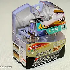 Halogen Bulbs, H7 100W 3300K Golden Style, Mtec