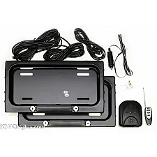 License Plate Cover Kit, Stealth with Remote Control, US Size