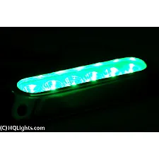 Underwater Lights, 6 LED, Green, Amphibian