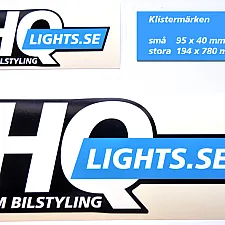 Sticker, Large (194x780mm), HQLights.se
