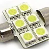 LED Lamp, 31mm, 1W, White, C5W