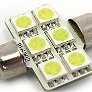 LED Lamp, 31mm, 1W, White, C5W