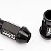 Wheel nuts D1 Spec M12 x 1,50 52 mm 60°, aluminium, black, open top, 20 pcs