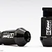 Wheel nuts D1 Spec M12 x 1,50 52 mm 60°, aluminium, black, open top, 20 pcs