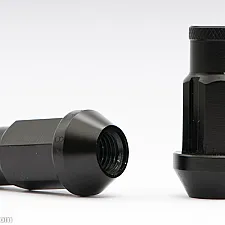Hjulmuttrar, 19mm M12 x 1,50 50 mm 60°, Aluminium, Svarta, 20st Inkl. Adapter Och Låsmutter, Rays