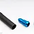 Wheel Bullet Nuts, M12 x 1.50, 46 mm, 60°, Steel, Blue, 4 Pcs, Includes Dual Adapter