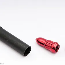 Hjulmutter Kula M12 x 1,50 46 mm 60°, Stål, Röd, 4 st Inkl. Dual Adapter