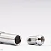 Wheel nuts M12 x 1,25 33 mm 60°, steel, silver, 16 pcs inc. dual adapter