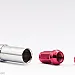 Hjulmuttrer M12 x 1,25 33 mm 60°, stål, röd, 16st inkl. dual adapter