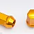 Wheel Nuts, M12 35mm 60° Aluminium Golden, 20 Pcs Incl. Adapter, TPI XR