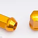 Wheel nuts - genuine TPI XR Nuts M12 35mm 60°, aluminium, golden, 20 pcs incl. adapter
