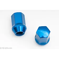 Wheel Nuts, M12 35mm 60° Aluminium Blue 20 Pcs Incl. Adapter, TPI XR