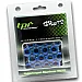 Wheel TPI SD Nuts M12 x 1,50 33 mm 60°, aluminium, blue, 20 pcs incl. adapter