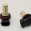 LED Lamp, H8, 18 LEDs, 2-Pack