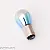 Brake Lamp, BAY15D S25 (1157), White/Blue Light, Silver/Rainbow Surface, 21/5W, 1 Lamp, MTec