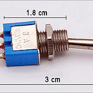 Strömbrytare, Trepolig Mini
