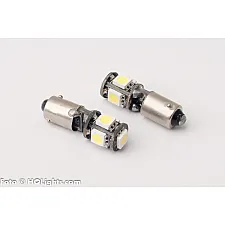 LED Kit, BAX9S 360 Degrees 5 x SMD, 7000K, MTec