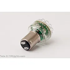Stop Brake Lamp, 24 LED, Red, 2 Pc, BAY15D