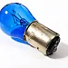 Mtec High Performance Bulbs, cornering lamp S25 / 1157 / BAY15D, natural blue color glass , xenon-look white light, 1 lamp