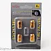 Tire air vent cap, universal, aluminium, 4 pcs, golden