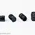 Air Vent Cap, Universal, Aluminum, 4 Pcs, Black