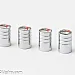 Tire air vent cap, universal, chrome, steel, 4 pcs, VXR