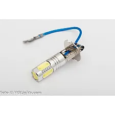 LED Bulb, H3, 7.5W, 400LM, 5 LED, White 6000K, Extra Powerful (1 Lamp), Xtreme