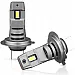 LED H7-lampor 6000K 4000 lumen med aktiv kylning och IP68 vattentät klassning, Interlook I7S