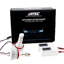 LED Kit, H8, 7000K, 2 LED, 26W, ~2565 Lumens, For BMW F01/F02 7-Series Angel Eyes, Mtec Extreme Power CREE