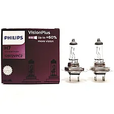 Halogen Headlight Bulb, H7 12V 55W, Philips