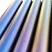 Wrapping vinyl foil , 3D carbon fibre look, chameleon color gold-pink, price for 10 x 152 cm