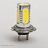 LED Bulb, H7 Xtreme, Extra Powerful 7.5W 400LM, 5 LED, White 6000K, 1 Lamp