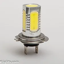 LED-lampa, H7, Extra Stark, 7.5W, 400LM, 5 LED, Vit 6000K