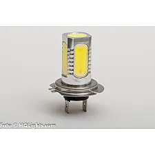LED Bulb, H7 Xtreme, Extra Powerful 7.5W 400LM, 5 LED, White 6000K, 1 Lamp
