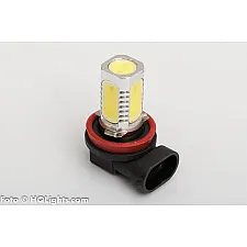 LED Lamp, H8, 7.5W, 400LM, 5 LED, White 6000K, Xtreme