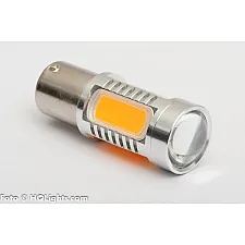 LED Bulb, BAU15S (PY21W), Xtreme, 5 CREE LEDs, Yellow/Orange, 24V, 1 Lamp