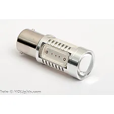 LED-lampa, BA15S (P21W), Xtreme, extra stark, 5 LED, CREE, röd, 12V