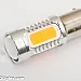 BA15S (P21W)  Xtreme LED, extra stark, 5 led, CREE, gul/orange 24v (1st)