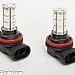 H8 LED lamp, 18 leds, 2 lamps