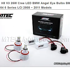 LED-kit för Angel Eyes Ringar, H8, 7000K, 26W, för BMW F01 F02 7-serie, Mtec